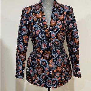 Theory Floral Jacquard Riding Jacket Women’s 6